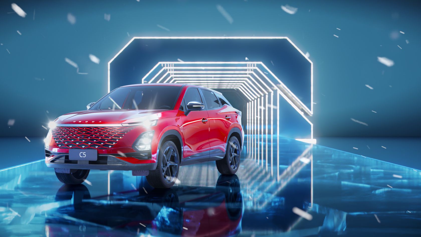 КАН Авто — OMODA C5 Trendy Red в новогоднем шоу «VK под шубой 2»